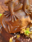 Preview: Gusseisen Froschpaar auf Stein