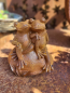 Preview: Gusseisen Froschpaar auf Stein