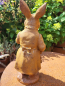 Preview: Gusseisen Hase Rosalie mit Karotten