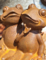 Preview: Gusseisen Kantenhocker Froschpaar