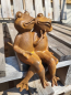 Preview: Gusseisen Kantenhocker Froschpaar