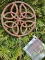 Preview: Edelrost Gusseisen Gartenstecker keltischer Knoten