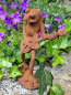 Preview: Gusseisen Frosch Herbert mit Gitarre