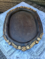 Preview: Holz Tablett, schwarz-gold