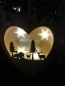 Preview: LED Holzherz, Hirsch Haus Tanne