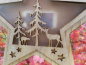 Preview: LED Holzstern Marnie, Hirsch Tanne