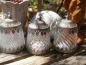 Preview: LED Windlicht Sarah, silber, klein