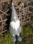 Preview: LED Nikolaus mit Tanne, grau