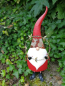 Preview: LED Weihnachtswichtel mit Kreis, rot-gold