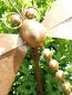 Preview: Gartenstecker Libelle, rost-gold-silber