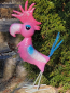 Preview: Metall Vogel Jekyll, pink