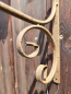 Preview: Wandhaken Corleone, dunkelbraun lackiert
