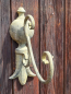 Preview: Vintage Wandhaken Don, grau-braun