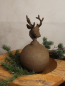 Preview: Standkugel Hirsch Ringo, graubraun