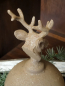 Preview: Standkugel Hirsch Ringo, graubraun