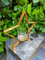 Preview: Edelrostoptik Stern mit Windlicht