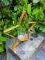 Preview: Edelrostoptik Stern mit Windlicht