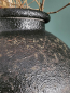 Preview: Metall Vase Yanick, antik-schwarz
