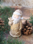 Preview: Nikolaus Davin mit Stern, natur, Polyresin
