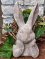 Preview: Polyresin Hasenbüste, Betonoptik