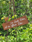 Preview: Edelrost Schild mit Weinflasche und Glas, offener Wein