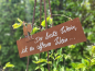 Preview: Edelrost Schild mit Weinflasche und Glas, offener Wein