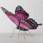 Preview: Metall Schmetterling Floriana, pink