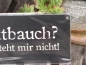 Preview: Shabby Chic Metallspruchschild Waschbrettbauch