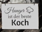 Preview: Shabby Chic Metallspruchschilder Kochen 2