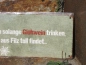 Preview: Shabby Chic Metallspruchschild Weihnachtsmarkt