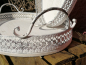 Preview: Shabby Chic Dekotablett, antik-weiß
