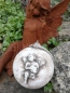 Preview: Shabby Dekokugel Angel, nougat-braun