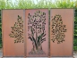Preview: Edelrost Sichtschutzwand Baum, 3-teilig Preview: Edelrost Sichtschutzwand Baum, 3-teilig
