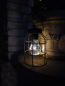 Preview: LED Solarlaterne Gitter am Stab, Rostoptik