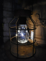 Preview: LED Solarlaterne Gitter am Stab, Rostoptik