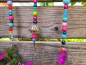 Preview: Boho Sonnenfänger Colorful, bunt mit Silberringen