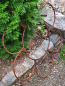 Preview: Edelrost Staudenhalter Blüte, Ornament flach