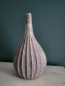 Preview: Kunstharz Vase Hanoya, gold-grau