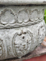Preview: Vintage Metallschale oval mit Griffen