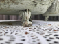 Preview: Vintage Metallschale rund mit Ringen