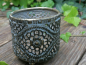 Preview: Shabby Chic Teelichthalter Welle, zum Stellen