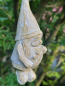 Preview: Weihnachtswichtel mit Vogel mitte, natur, Polyresin