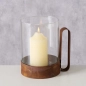 Preview: Edelrost Windlicht Goblet mit Glas