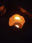 Preview: Edelrost Windlicht Kugel Renate, Wellenrand