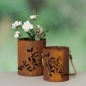 Preview: Edelrost Windlicht Wiesenblumen Brinja