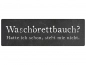 Preview: Shabby Chic Metallspruchschild Waschbrettbauch