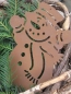 Preview: Edelrost Christbaumschmuck Schneemann 2