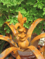 Preview: Dekokrone Mito aus Edelrost, 36 cm