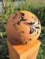 Preview: Edelrost Kugel Barock