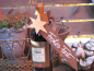 Preview: Edelrost Flaschenaufstz Frohes Fest